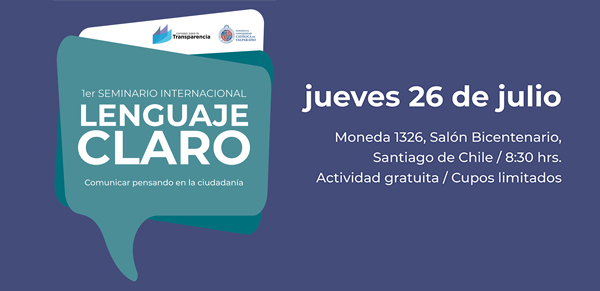 Primer Seminario Internacional sobre Lenguaje Claro