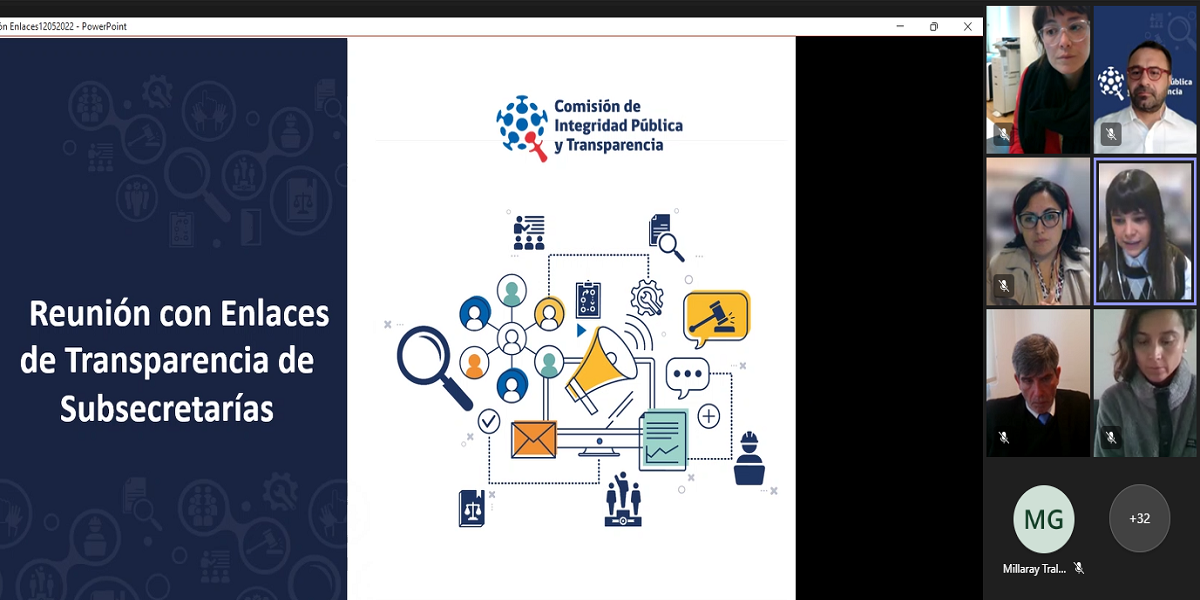 Secretaria Ejecutiva sostiene primera reunión de trabajo con los encargados de transparencia de las Subsecretarías