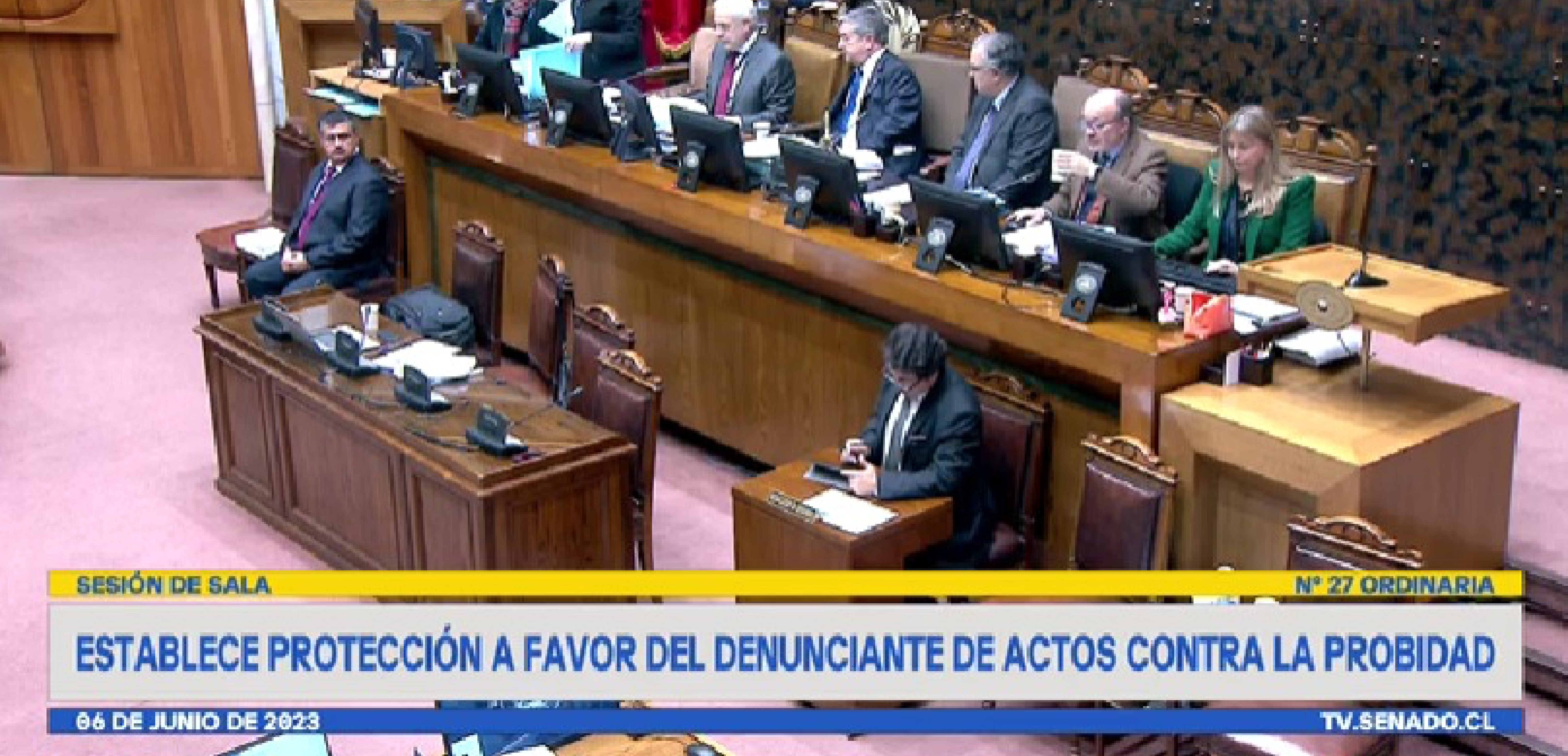 <strong>Proyecto de Ley de protección al denunciante de actos contra la probidad fue despachado a ley</strong>