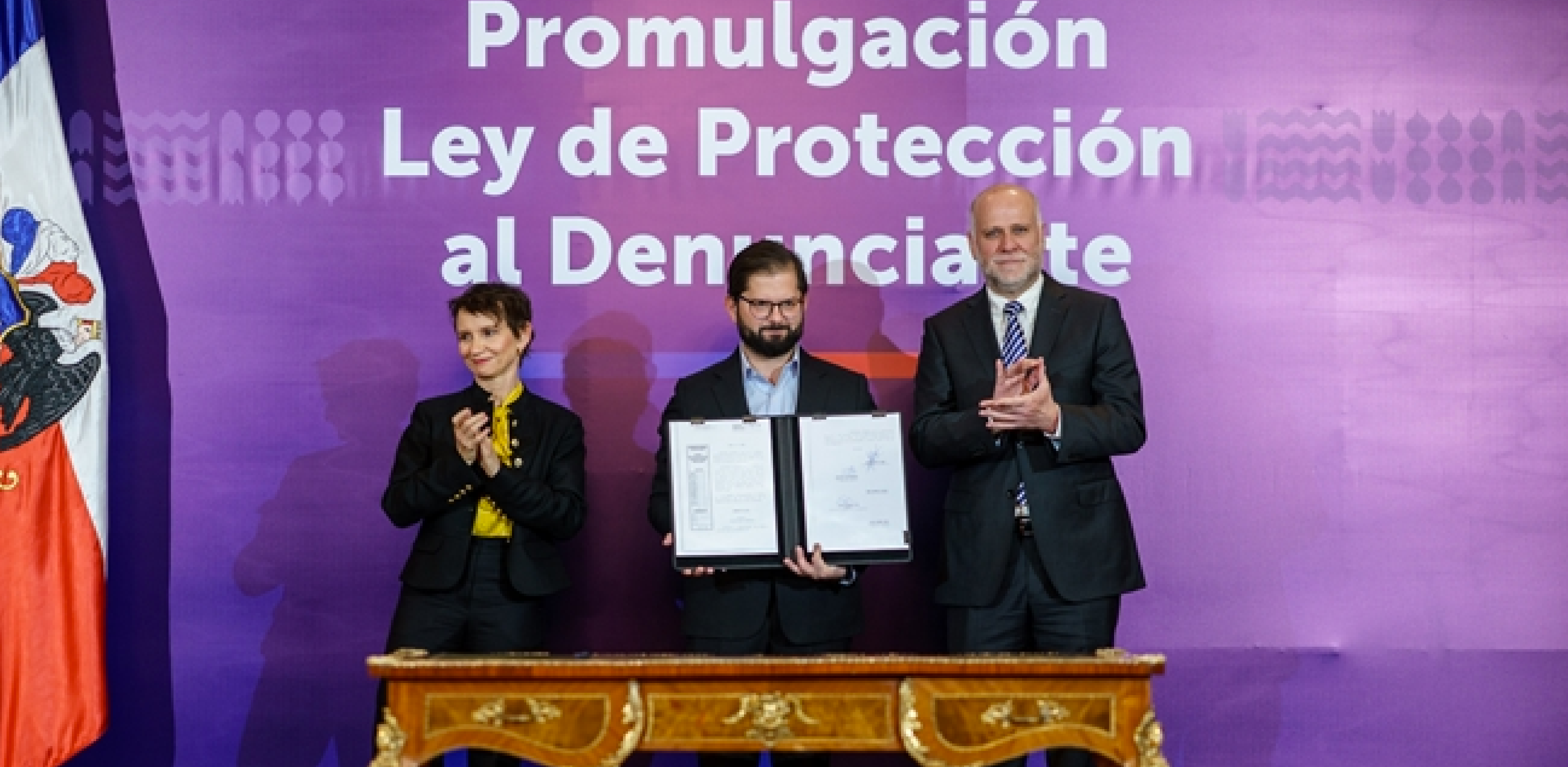 Presidente de la República, Gabriel Boric Font, promulga Ley de Protección al Denunciante