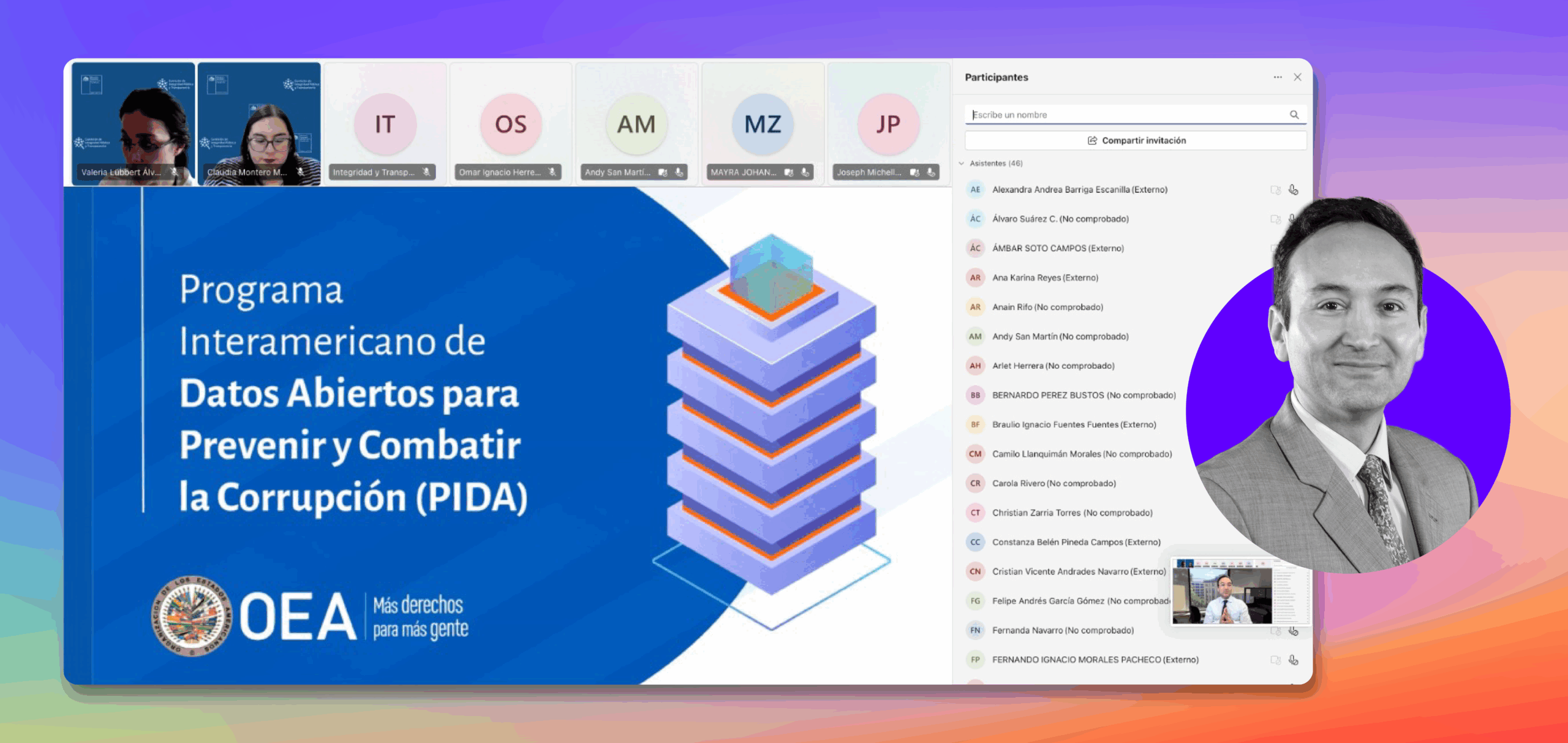 Transparenta Datos inicia con charla sobre datos abiertos para combatir la corrupción