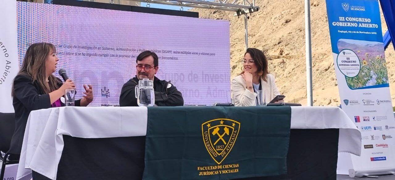 Secretaria Ejecutiva de la Comisión participó en el III Congreso de Gobierno Abierto en la Universidad de Atacama