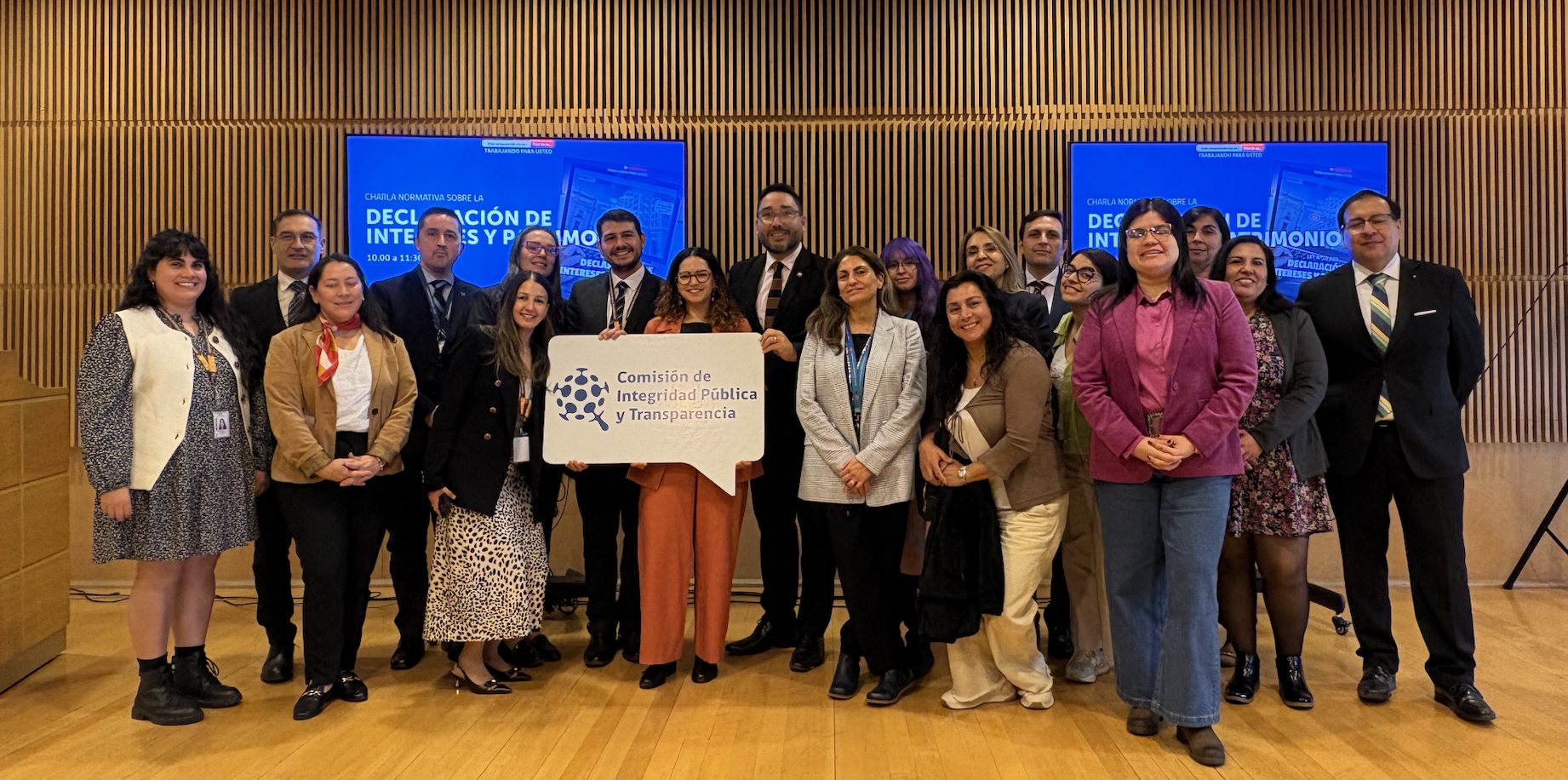 Alta convocatoria en charla de la Comisión sobre Declaración de Intereses y Patrimonio